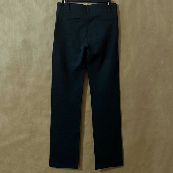 Betabrand | Straight Leg Classic Dress Pants Ponte Knit Trousers Charcoal Size S - Picture 8 of 10